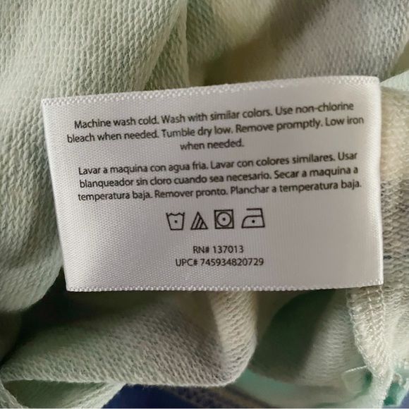 Wildfox striped long sleeve cotton knit top size S. - Picture 6 of 6